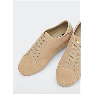Deportivas piel cordones -  Hombre | MANGO OUTLET España
