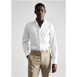 Camisa traje regular fit gemelos -  Hombre | MANGO OUTLET España