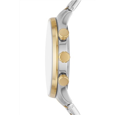 Reloj de cuarzo de acero Sullivan - Plateado y dorado
