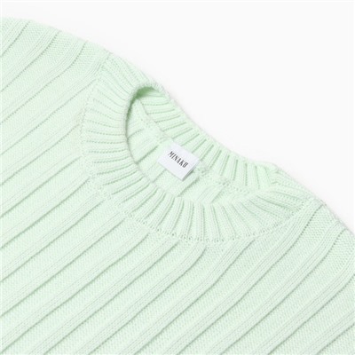 Джемпер вязаный женский MINAKU:Knitwear collection цвет фисташковый, р-р 50-52