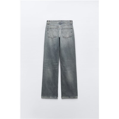 JEANS TRF WIDE LEG TIRO MEDIO FULL LENGTH