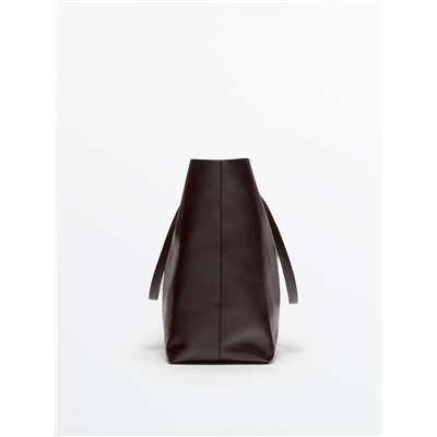 Bolso shopper piel napa
