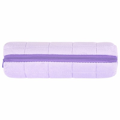 Пенал BRAUBERG, мех, 21х6х6 см, фиолетовый, 272280