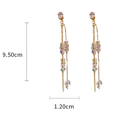 Серьги длинные на гвоздиках арт. 13 2470 (id 270849)