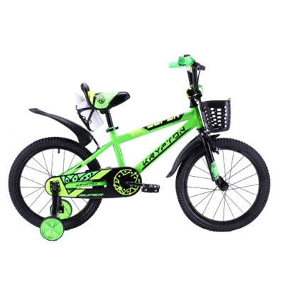 Велосипед 18" Krypton Super KS01GY18 неоновый жёлто-зелёный