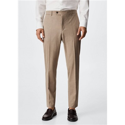 Pantalón traje slim fit lana -  Hombre | MANGO OUTLET España