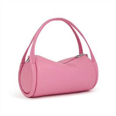 Bolso - cuero - rosa oscuro