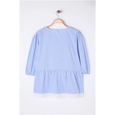 Blue Plaid/Pötikareli Bow Subl