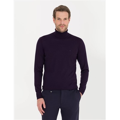 Purple Slim Fit Fisherman воротнич