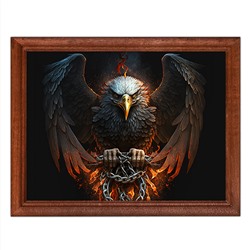 POSG-0244 Постер в рамке 23x17см Орёл