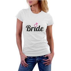 Футболка "Bride" кольцо