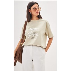 Футболка P412-06-814 beige