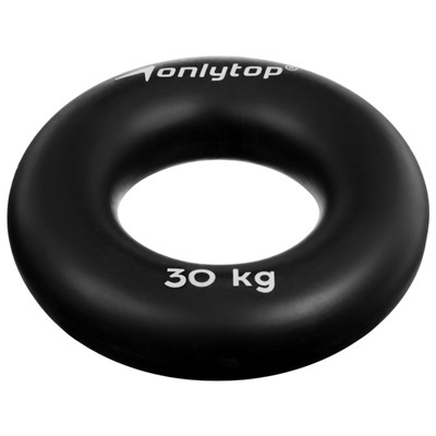 Эспандер кистевой ONLYTOP, 30 кг, цвет чёрный