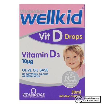 Vitabiotics Wellkid Витамин D3 30 мл Капли