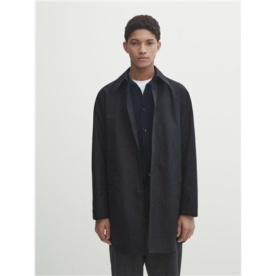 Chaqueta trench water repellent