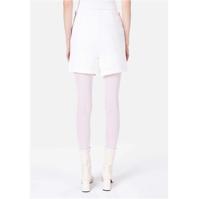 Slim Fit Low Low Low Plat Flat Woman White Shorts