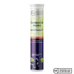 Nature's Supreme Sambucus Nigra 20 шипучих таблеток