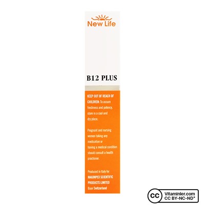 New Life B12 Plus 60 Подъязычная таблетка