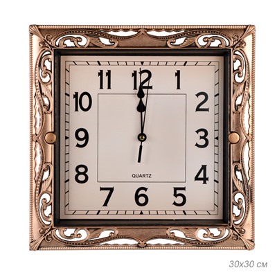 Часы настенные 30х30 см / 2034B /уп 30/