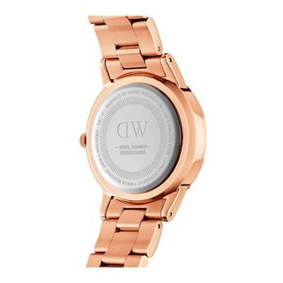 Reloj de acero Iconic Link 40 mm - Rosa dorado y blanco
