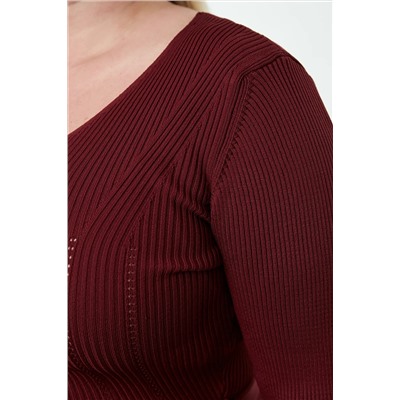 Bordeaux Midi юбка из пилот
