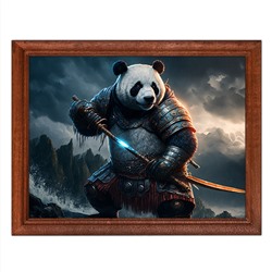 POSG-0231 Постер в рамке 23x17см Панда