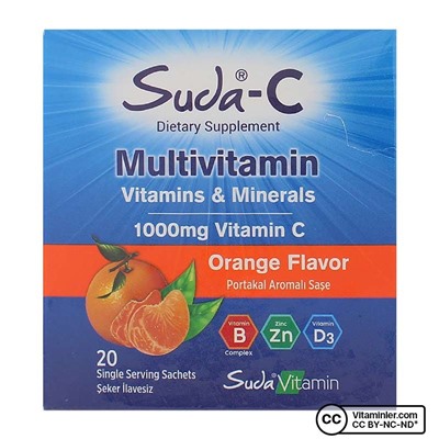 Мультивитамины Suda C 20 пакетиков