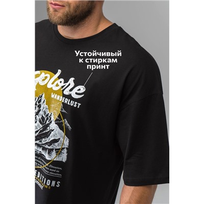 Мужская футболка оверсайз Happyfox