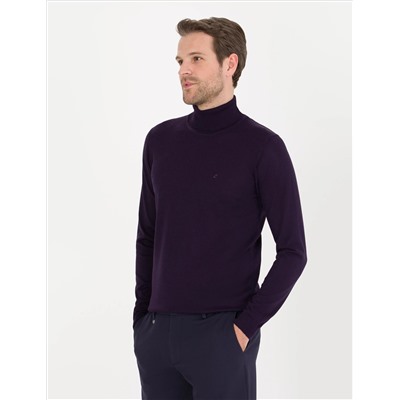 Purple Slim Fit Fisherman воротнич