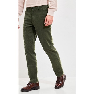 Брюки вельвет Р321-0800 d.khaki