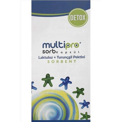 Multipro Sorb 30 Capsule Детокс&детокс кожи&детокс кишечника&акнеакне&детокс&здоровая кожа