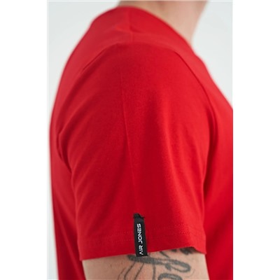 Мужская футболка Calvin Red Basic — 88245 A13ER-88245