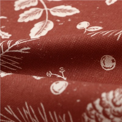Скатерть "Этель New Year's plants" 110×149 см, 100% хл, рогожка 186 г/м²