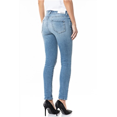 Vaquero slim fit Faaby- Azul