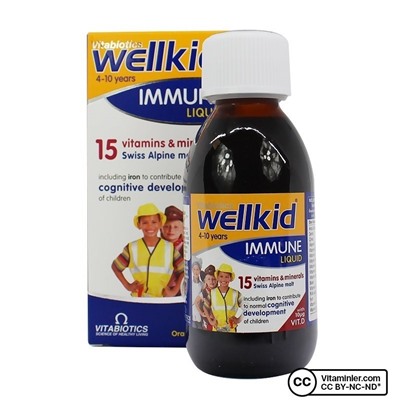 Vitabiotics Wellkid Immune Liquid Multivitamin 150 мл