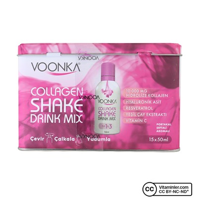 Voonka Beauty Collagen Shake Drink Mix 15 x 50 мл