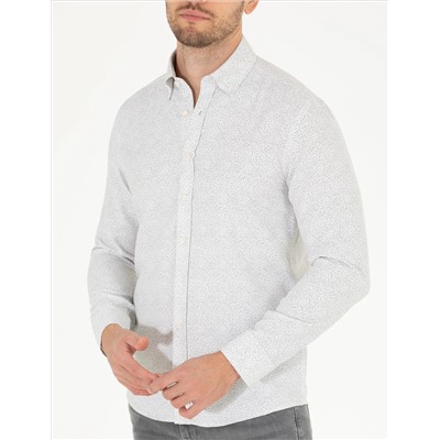 Haki Slim Fit рубашка с длинным рукавом
