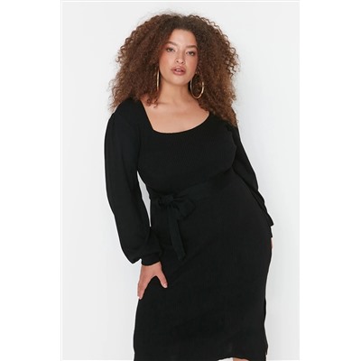 Black Chodycone Midi Midi Ditwear платье TBBAW23AH00032