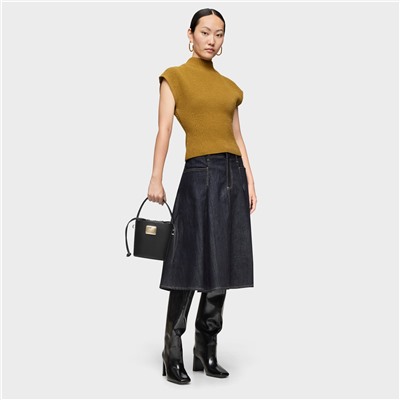 Bolso bombonera - negro