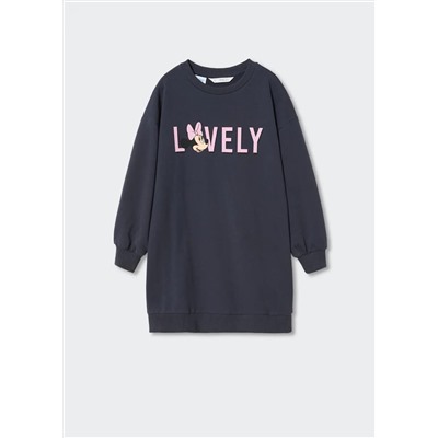 Vestido sudadera minnie -  Niña | MANGO OUTLET España
