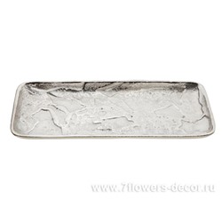 Поднос декоративный (металл), 36x16xH2 см