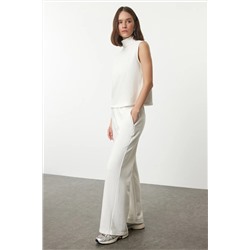 Ecru Ditwear Подробная толстая вязаная блузка и брюки Up Up Set Twoaw25au00074
