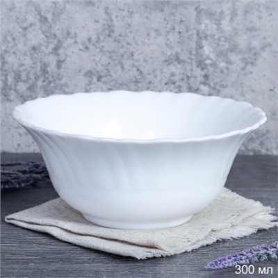 Салатник 300 мл 127 мм Тюльпан / LHBW-50 (WHITE) /уп 72/
