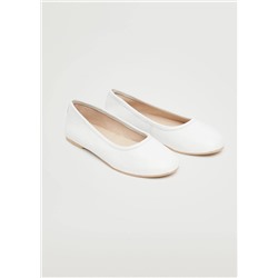 Bailarina piel -  Niña | MANGO OUTLET España