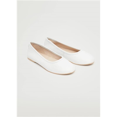 Bailarina piel -  Niña | MANGO OUTLET España