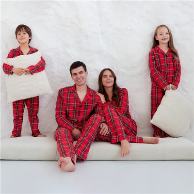 Пижама женская KAFTAN "Клетка" размер 40-42