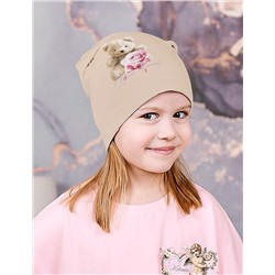 Шапка летняя Мишка ROSE цв.Бежевый