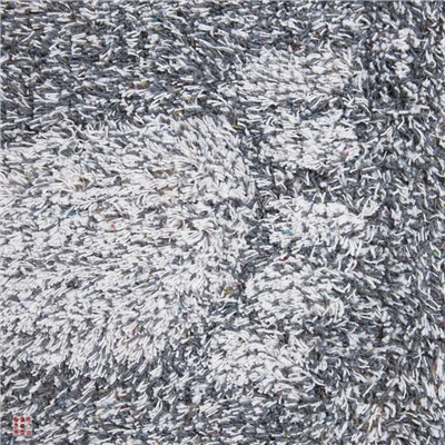 Коврик для ванной FOOTPRINT 40x60 см, хлопок, графитовый (Индия)