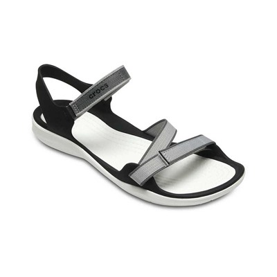 CROCS Women’s Swiftwater Webbing Sandal Smoke/Oyster