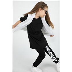 Детская футболка OVERSIZE Черная